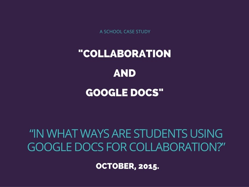 COLLABORATION AND GOOGLE DOCS (2)